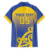 Custom James Cook High School Family Matching Puletasi and Hawaiian Shirt Maori Koru Pattern