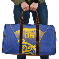Custom James Cook High School Travel Bag Maori Koru Pattern