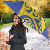 Custom James Cook High School Umbrella Maori Koru Pattern