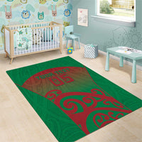 Custom Onehunga High School Area Rug Maori Koru Pattern