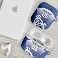 Custom New Zealand Aotea College AirPods Case Maori Koru Pattern