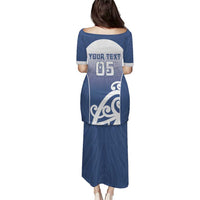 Custom New Zealand Aotea College Family Matching Puletasi and Hawaiian Shirt Maori Koru Pattern LT05 - Polynesian Pride