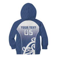 Custom New Zealand Aotea College Kid Hoodie Maori Koru Pattern