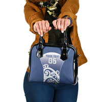Custom New Zealand Aotea College Shoulder Handbag Maori Koru Pattern