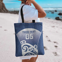 Custom New Zealand Aotea College Tote Bag Maori Koru Pattern