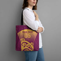Custom Waiuku College Tote Bag Maori Koru Pattern