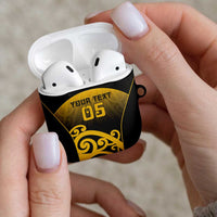 Custom Motueka High School AirPods Case Maori Koru Pattern