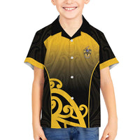 Custom Motueka High School Hawaiian Shirt Maori Koru Pattern