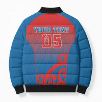 Custom St Joseph's Maori Girls' College Bomber Puffer Jacket Maori Koru Pattern LT05 - Polynesian Pride