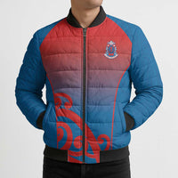 Custom St Joseph's Maori Girls' College Bomber Puffer Jacket Maori Koru Pattern LT05 - Polynesian Pride