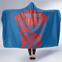 Custom St Joseph's Maori Girls' College Hooded Blanket Maori Koru Pattern