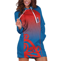Custom St Joseph's Maori Girls' College Hoodie Dress Maori Koru Pattern