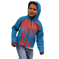 Custom St Joseph's Maori Girls' College Kid Hoodie Maori Koru Pattern