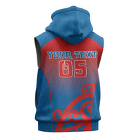 Custom St Joseph's Maori Girls' College Sleeveless Hoodie Maori Koru Pattern