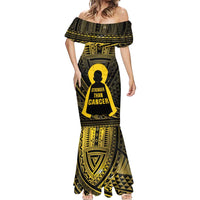 Personalised Polynesia Childhood Cancer Awareness Mermaid Dress You Are Stronger Than Cancer LT05 - Polynesian Pride
