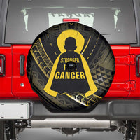 Polynesia Childhood Cancer Awareness Spare Tire Cover You Are Stronger Than Cancer LT05 - Polynesian Pride