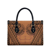 Polynesian Tattoo Inspired Cosplay Costume Leather Bag Tribal Warrior - Polynesian Pride