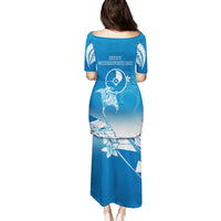 FSM Yap Constitution Day Family Matching Puletasi Dress and Hawaiian Shirt Polynesian Batoids LT05 - Polynesian Pride