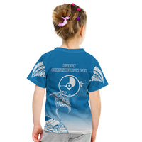 FSM Yap Constitution Day Kid T Shirt Polynesian Batoids LT05 - Polynesian Pride