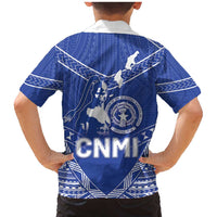 Northern Mariana Islands Family Matching Mermaid Dress and Hawaiian Shirt Chamorro Warrior Tribal Pattern LT05 - Polynesian Pride