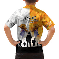 Australia And New Zealand ANZAC Day Family Matching Puletasi and Hawaiian Shirt Lest We Forget LT05 - Polynesian Pride
