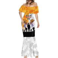 Australia And New Zealand ANZAC Day Mermaid Dress Lest We Forget LT05 - Polynesian Pride