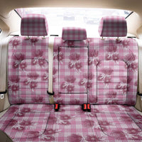 Pink Palaka Hawaii Back Car Seat Cover Hawaiian Lehua Blossoms