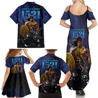 Philippines The First Hero Family Matching Summer Maxi Dress and Hawaiian Shirt Lapu Lapu Know Your Roots LT05 - Polynesian Pride