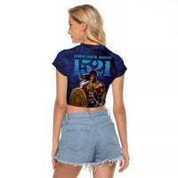 Philippines The First Hero Raglan Cropped T Shirt Lapu Lapu Know Your Roots