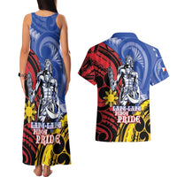 Philippines Lapu-Lapu Couples Matching Tank Maxi Dress and Hawaiian Shirt Proud Of My King LT05 - Polynesian Pride