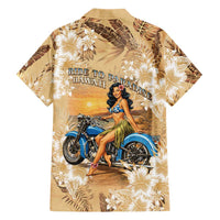 Aloha Hawaii Biker Family Matching Off Shoulder Maxi Dress and Hawaiian Shirt Ride To Paradise LT05 - Polynesian Pride