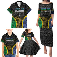 Personalised South Sea Islanders And New Ireland Family Matching Puletasi and Hawaiian Shirt Kanakas Polynesian Pattern LT05 - Polynesian Pride