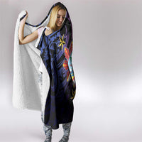 Philippines Guam Hooded Blanket Filipino Sun With Guaman Seal
