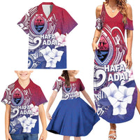 Guam Gadao Family Matching Summer Maxi Dress and Hawaiian Shirt Hafa Adai Micronesian Tribal Pattern LT05 - Polynesian Pride