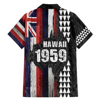 Hawaii 1959 Statehood Day Family Matching Off Shoulder Maxi Dress and Hawaiian Shirt Classic Style LT05 - Polynesian Pride