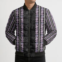 Hawaii Queen Liliuokalani Bomber Puffer Jacket Hawaiian Lei Pua Kalaunu LT05 - Polynesian Pride