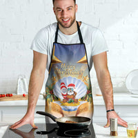 Marshall Islands Christmas Apron Seashell Santa Beach Vibes - Polynesian Pride
