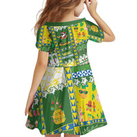 Pitcairn Islands Christmas Family Matching Off The Shoulder Long Sleeve Dress and Hawaiian Shirt Festive Beach Vibes LT05 - Polynesian Pride