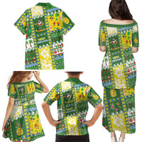 Pitcairn Islands Christmas Family Matching Puletasi and Hawaiian Shirt Festive Beach Vibes LT05 - Polynesian Pride
