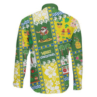 Pitcairn Islands Christmas Family Matching Puletasi and Hawaiian Shirt Festive Beach Vibes LT05 - Polynesian Pride