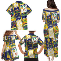 Tokelau Christmas Family Matching Puletasi and Hawaiian Shirt Festive Beach Vibes LT05 - Polynesian Pride