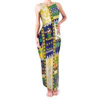 Tokelau Christmas Family Matching Tank Maxi Dress and Hawaiian Shirt Festive Beach Vibes LT05 Mom's Dress Colorful - Polynesian Pride