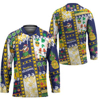 Tokelau Christmas Hockey Jersey Festive Beach Vibes - Polynesian Pride