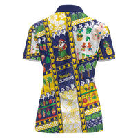 Tokelau Christmas Women Polo Shirt Festive Beach Vibes - Polynesian Pride