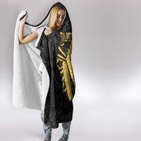 Philippines Tribal Hooded Blanket King Lapu Lapu Gold Version