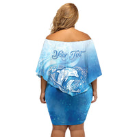Mother's Love Is Deeper Than Ocean Family Matching Off Shoulder Short Dress and Hawaiian Shirt Polynesian Style LT05 - Polynesian Pride