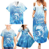 Mother's Love Is Deeper Than Ocean Family Matching Summer Maxi Dress and Hawaiian Shirt Polynesian Style LT05 - Polynesian Pride
