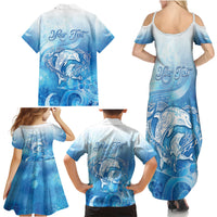 Mother's Love Is Deeper Than Ocean Family Matching Summer Maxi Dress and Hawaiian Shirt Polynesian Style LT05 - Polynesian Pride