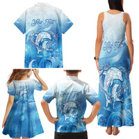 Mother's Love Is Deeper Than Ocean Family Matching Tank Maxi Dress and Hawaiian Shirt Polynesian Style LT05 - Polynesian Pride
