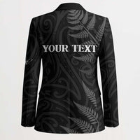 Personalised New Zealand Chur Bro Blazer Maori Koru With Silver Fern
